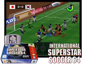 International Superstar Soccer 64 (USA) Cover